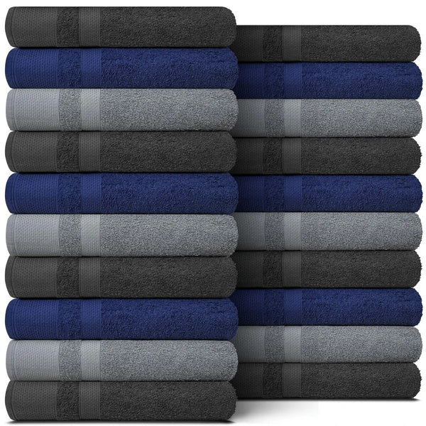Kit 20 Toalhas de Banho Gigantes Paris 100% Algodão 80x150cm - 500g/m Masculino